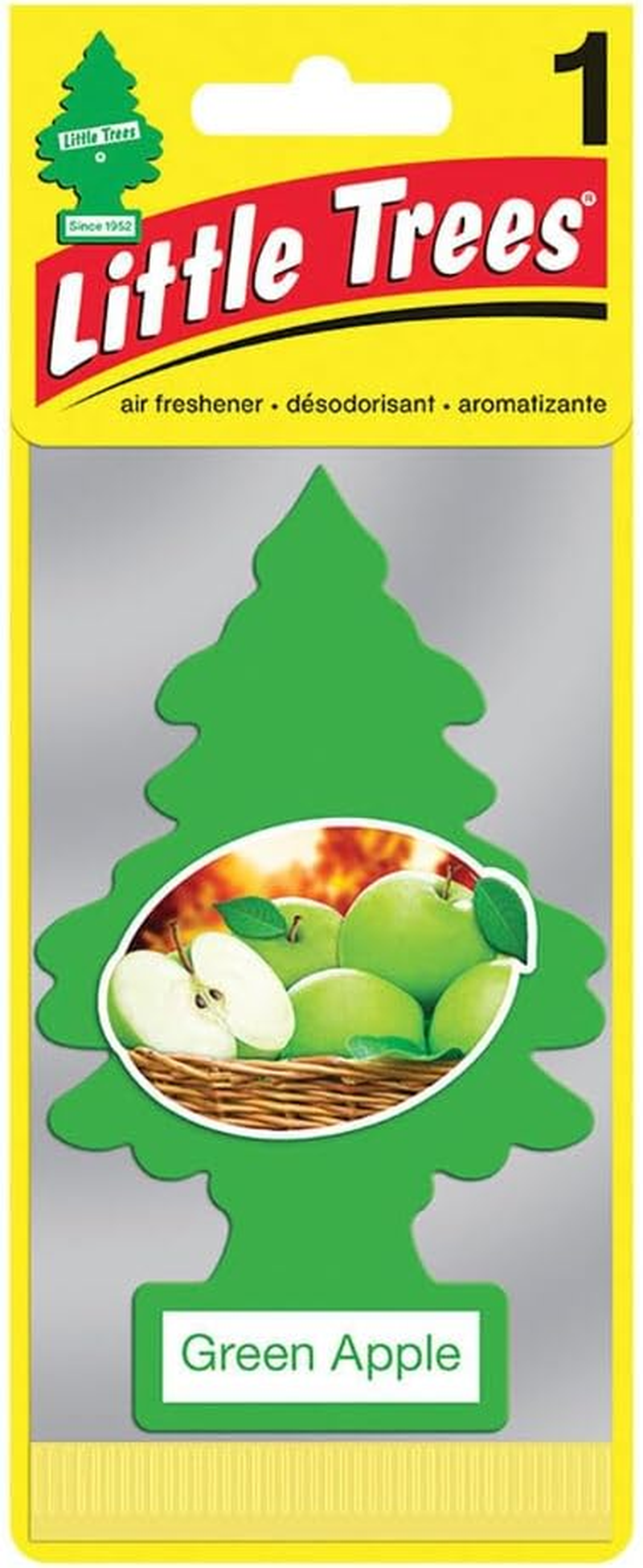 Little Trees Green Apple AIR FRESHENER Single Pack