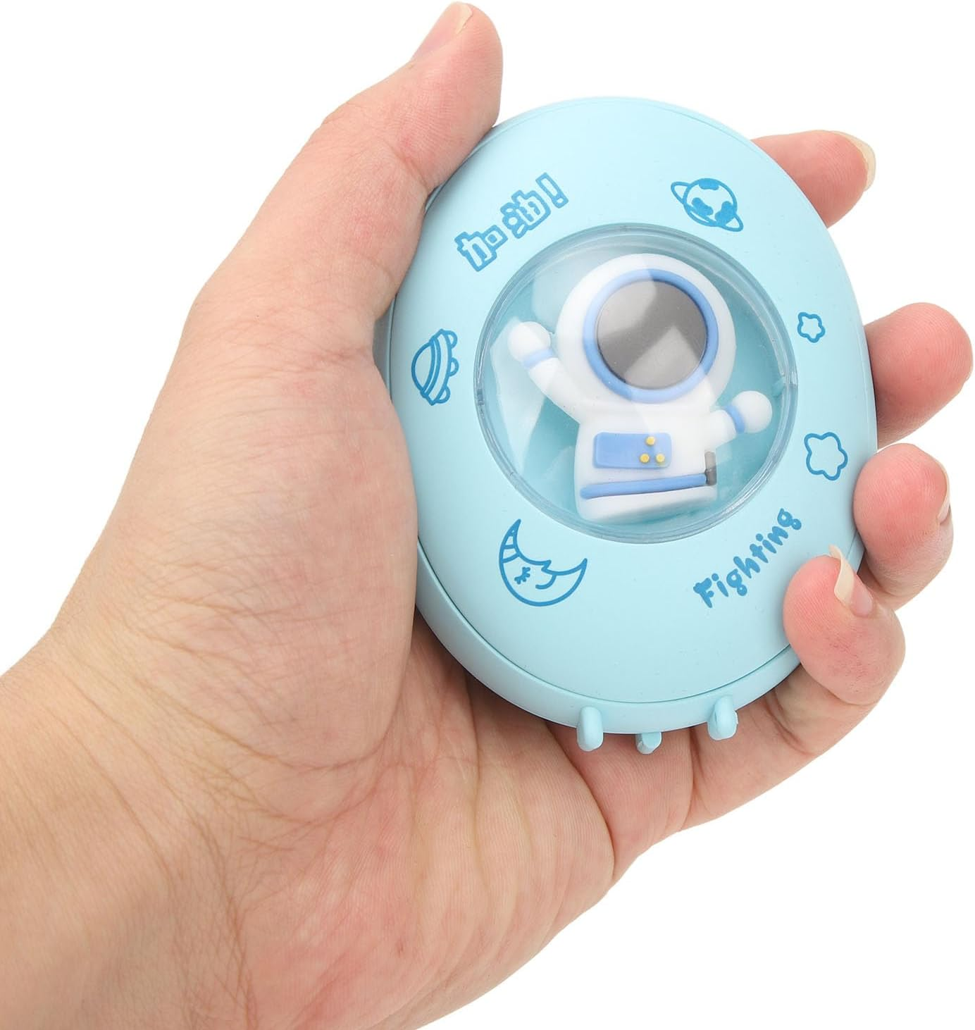 Hand Warmer, ABS Electric Hand Heater Portable Safe Rechargeable for Outdoor (Blue)