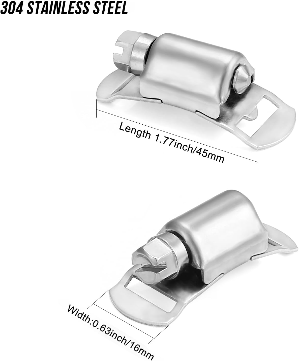 Hose Clamp, DIY 13 FT Metal Strapping with Holes + 8 Fasteners, Large Adjustable Worm Gear Hose Clamps Stainless Steel Pipe Clamps Band Clamp for Pipe Automotive Mechanical Applications image number 6