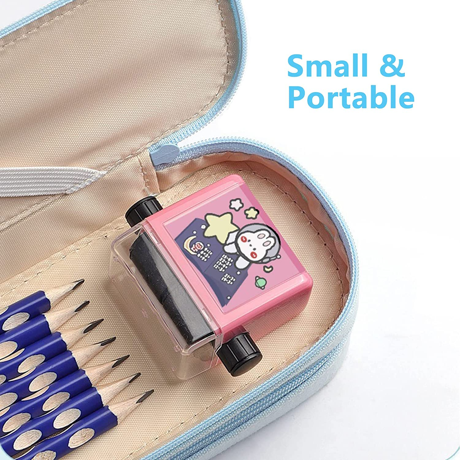 4PCS Math Stamp,Teaching Stamps for Kids,Math Practice Number Rolling Stamp,Addition Subtraction Multiplication Division Math Learning Stamps within 100,For Preschool Kindergarten Classroom Supplies. image number 2