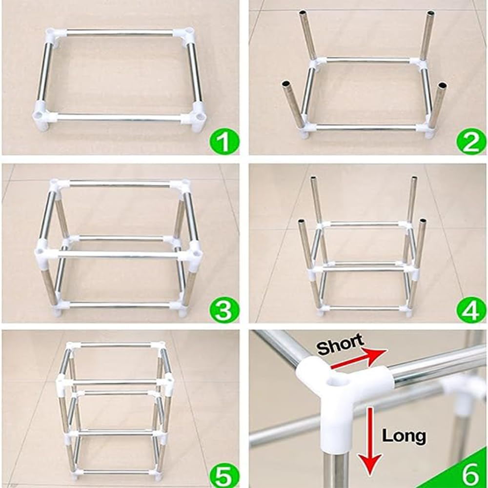 4 Layers Sprouter Trays with Cover Stainless Steel Frame Soil-Free Healthy Wheatgrass Seeds Grower Storage Trays Sprouting Container Kit for Garden Home Office