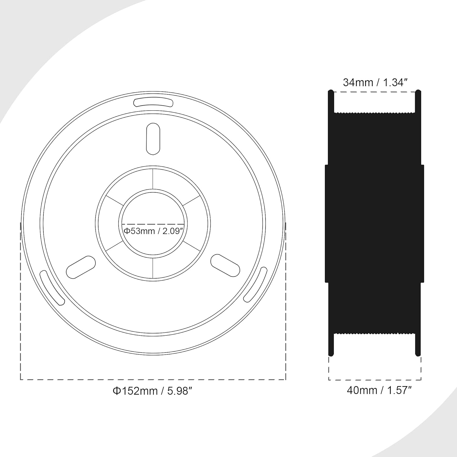 Uxcell 3D Printer Filament 1.75Mm TPU Filament Dimensional Accuracy +/- 0.05Mm Red image number 3