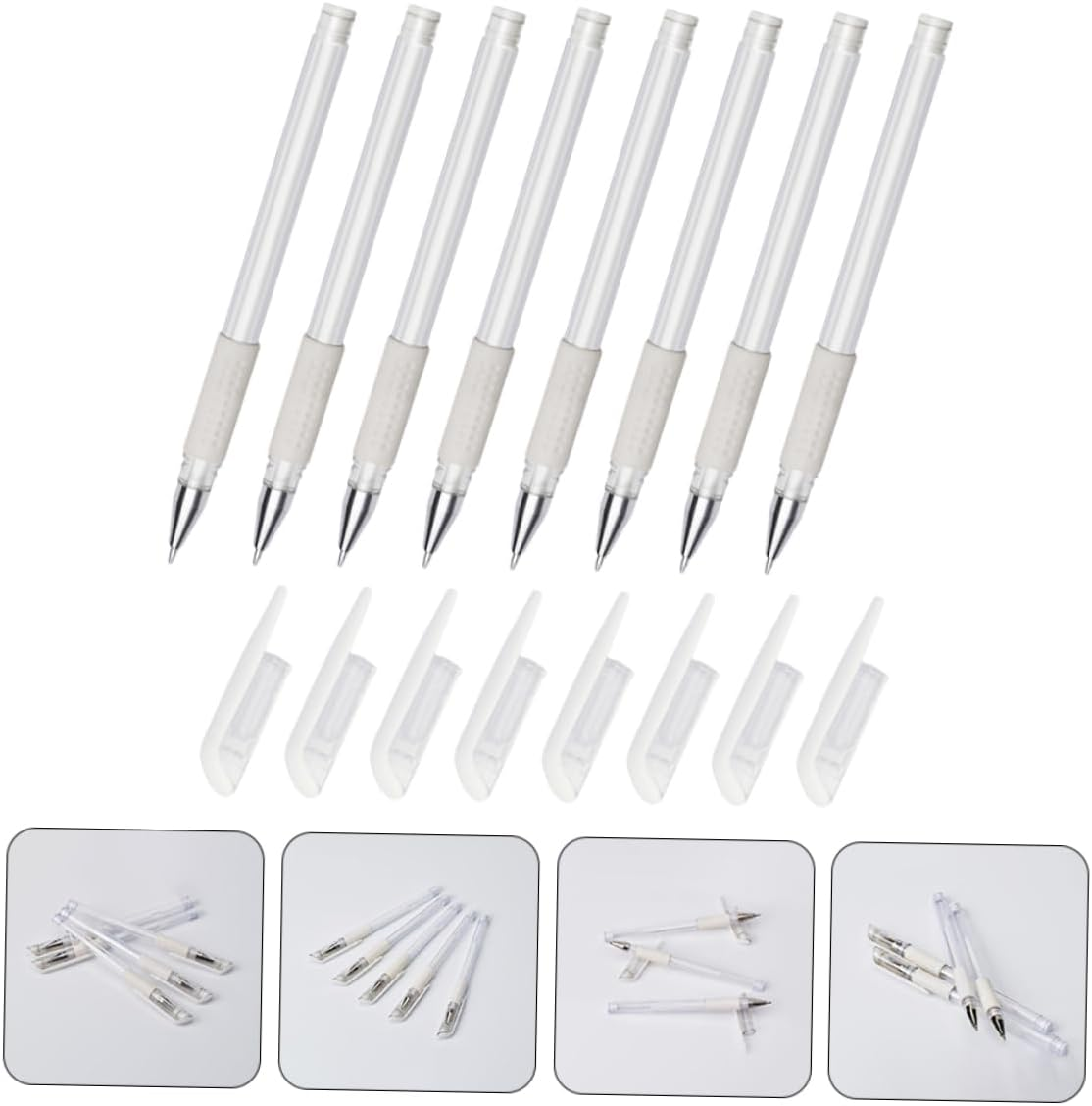 Outanaya Waterproof Tattooing Pen 8Pcs Single Head Fine Point Positioning Pens for Salon and Female Beauty Supply image number 3