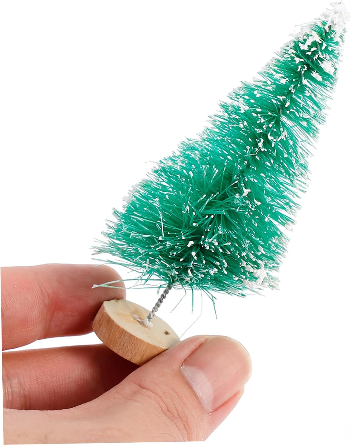 12Pcs Mini Christmas Tree PVC Desktop Ornament Home Shop Party Decor Blue Green White Gold Christmas Adornment image number 4