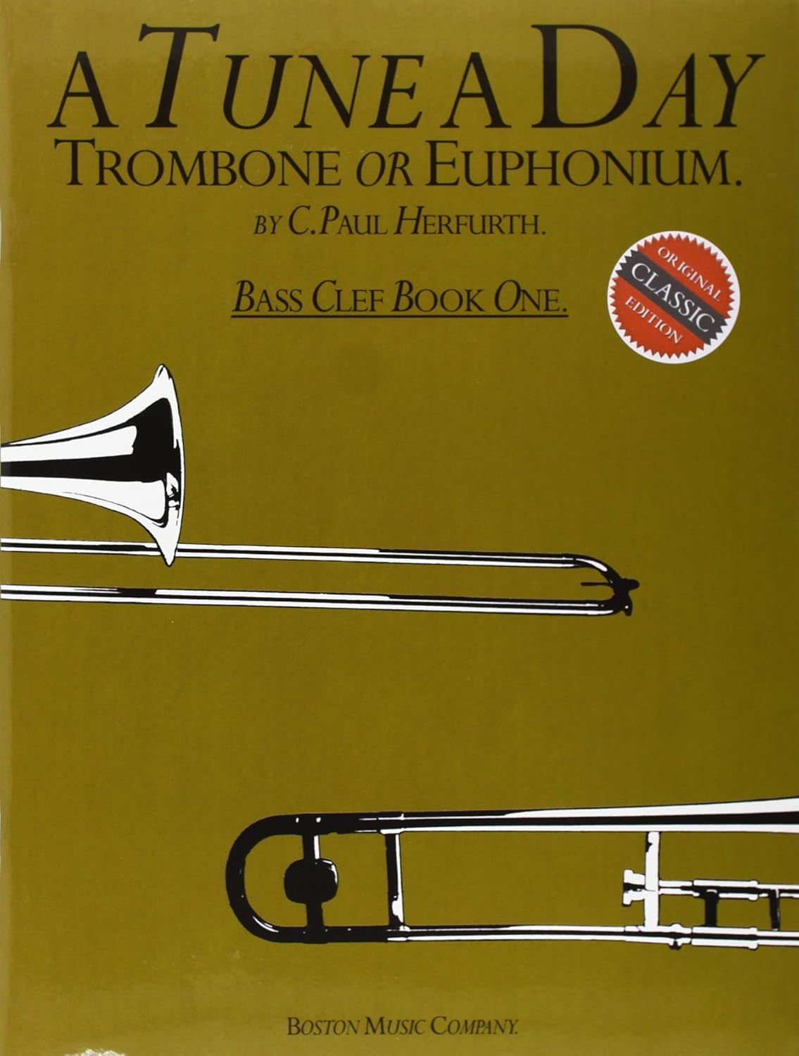 A Tune a Day for Trombone or Euphonium Bass Clef Book One image number 3