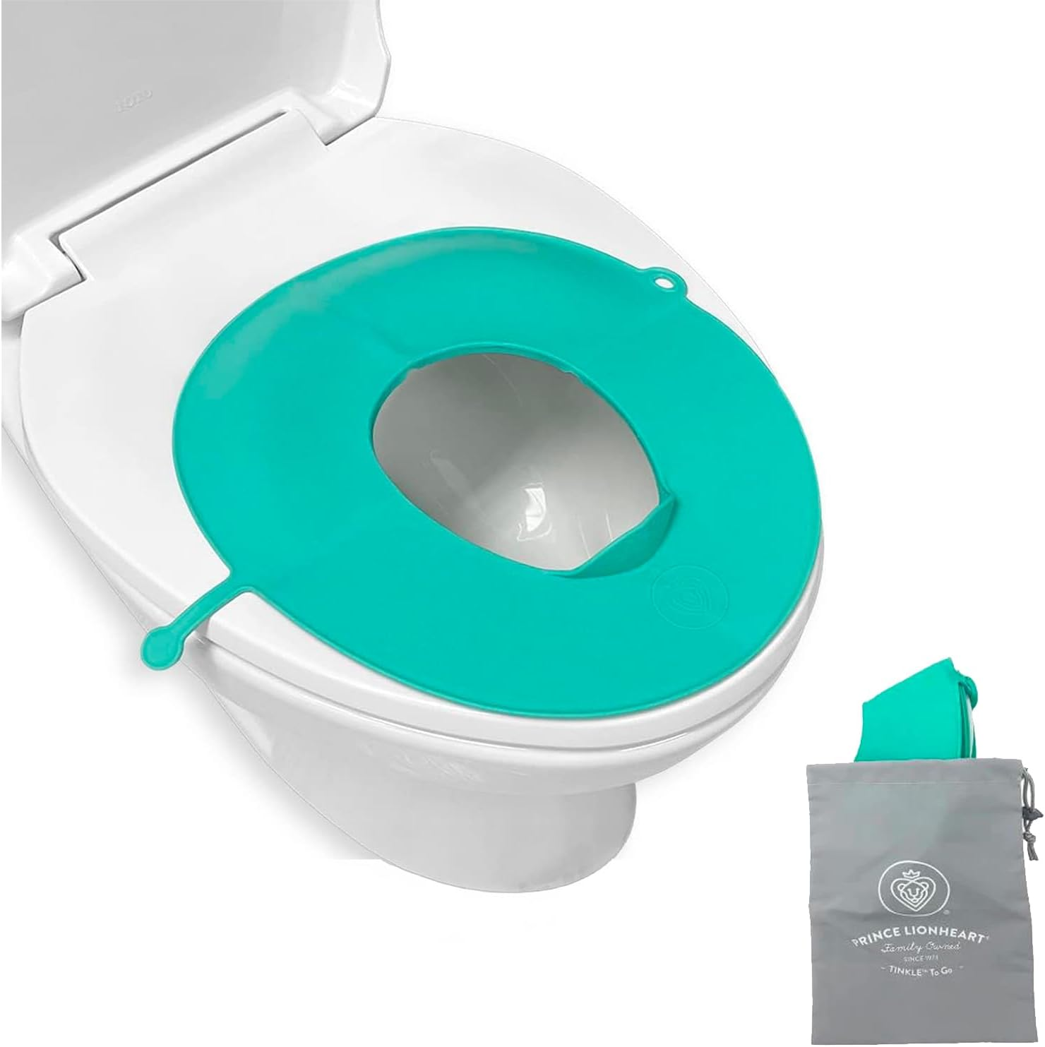 Prince Lionheart Tinkle to Go - Reusable Foldable Portable Potty Training Seat - Toilet Seat Perfect for Travel - Built-In Splash Guard, Perfect Potty Training Toilet Seat, Portable Potty for Toddlers image number 6