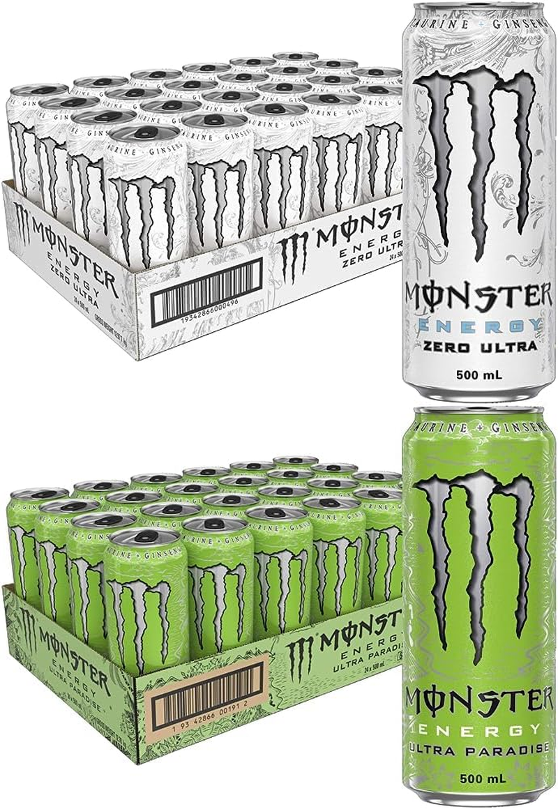 Monster Ultra Zero 24Pk and Monster Ultra Paradise Green 24Pk image number 5