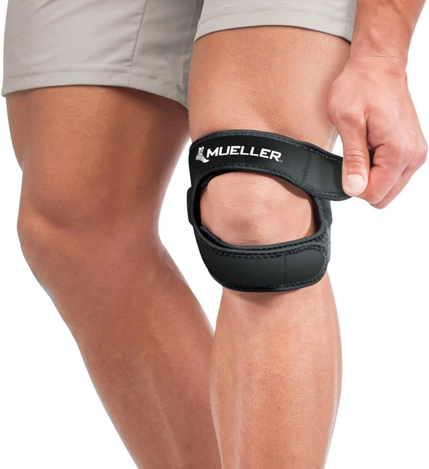 Mueller Max Knee Strap, Black OSFM image number 1