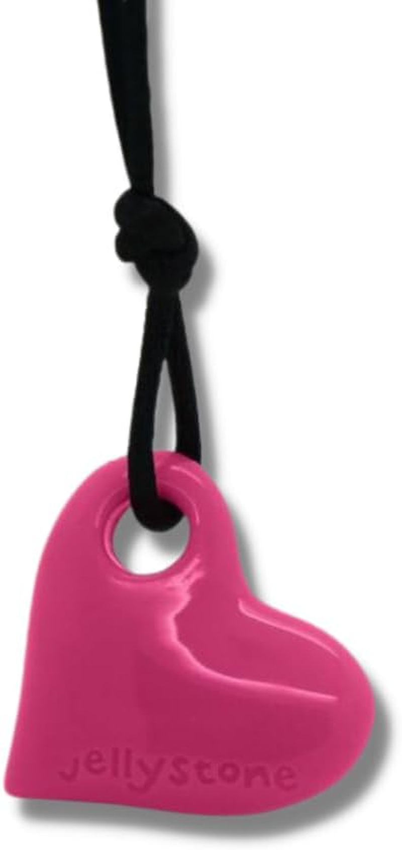 Jellystone Designs Chew Necklace, Heart Pendant