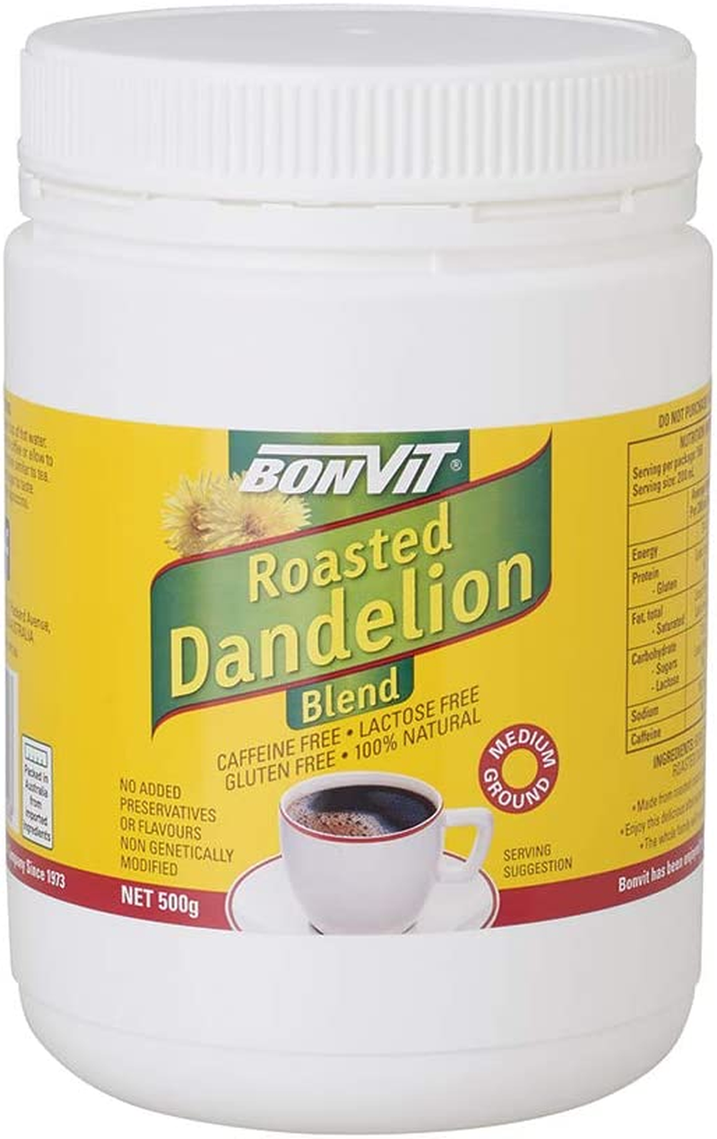Bonvit Roasted Dandelion and Chicory Medium Ground Tea, 500G image number 1