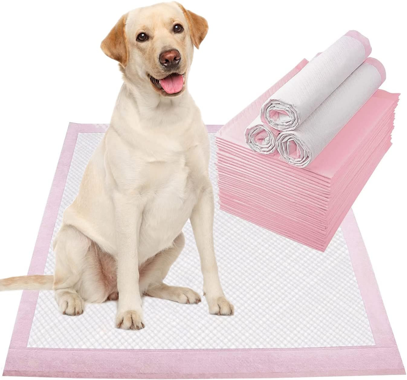 Premium Disposable Dog Pee Pads Chucks Pads, 50 Pack Incontinence Bed Pads, Leak-Proof and Super Absorbent Dog Pee Pads, Disposable Fast Drying Pee Mats for Dogs, Cats, Rabbits Pets (Medium(50Pcs)) image number 5