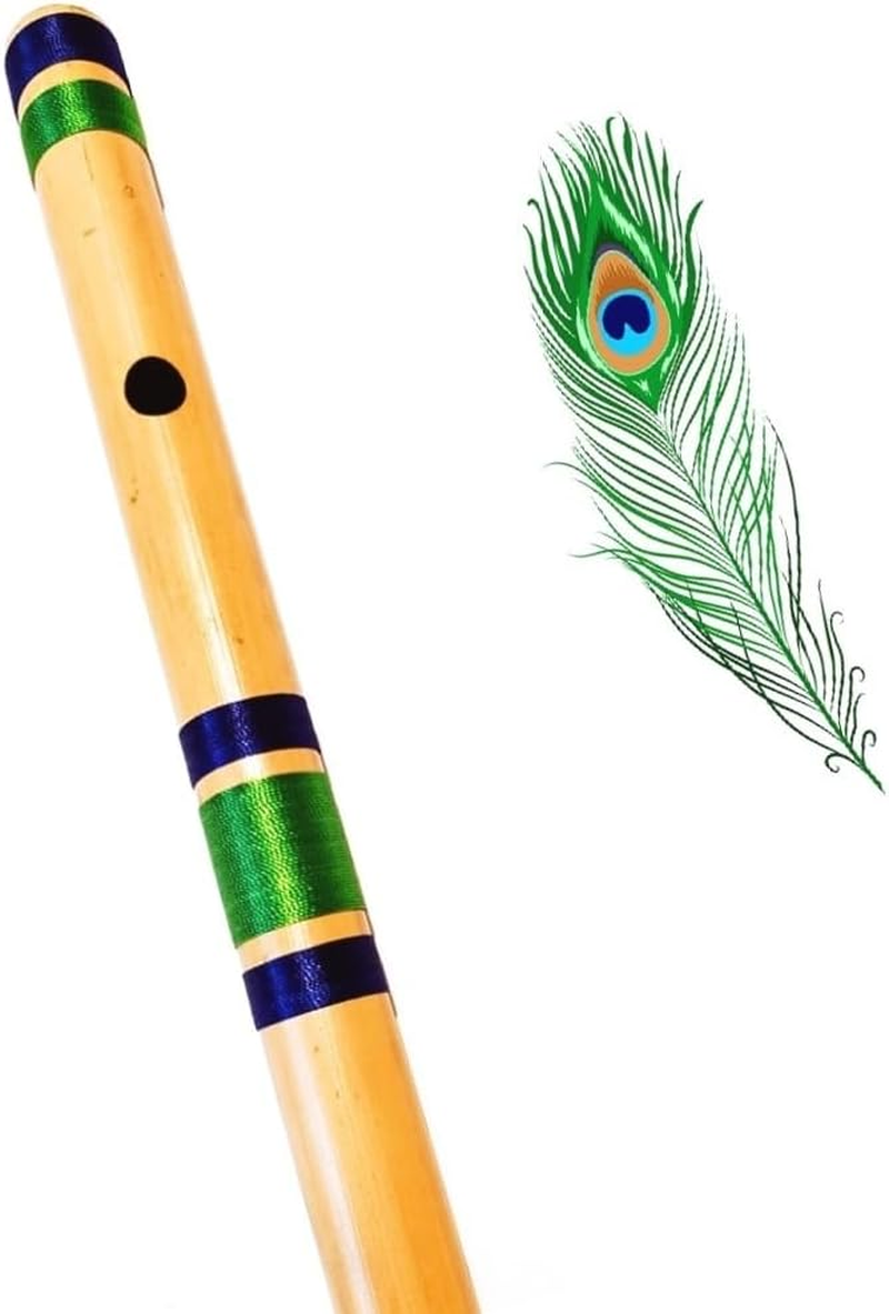 Bamboo Flute | C Natural Medium Scale | for Professional/Beginner Basuri | 19 Inch Bamboo Bansuri | image number 3