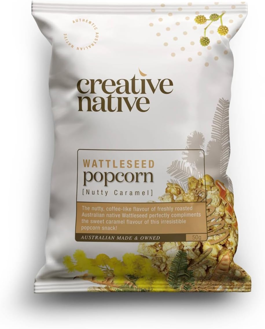 Creative Native Wattleseed Caramel Popcorn 50 G image number 3