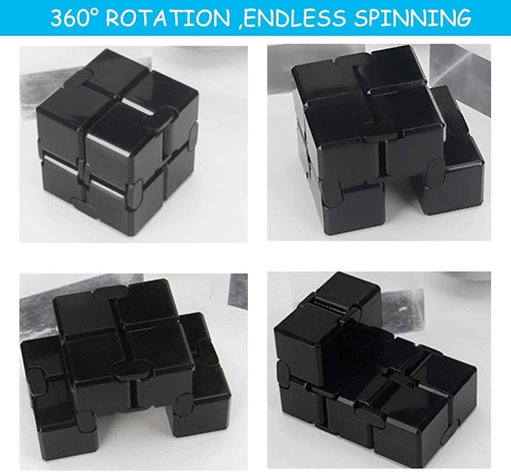 Thor Hammer Fidget Spinners Chain Metal, Gold Fidget Spinner, Fidget Pad, Rainbow Gold Fidgit Spinner for Kids Adults, Fidgets Infinity Cube Blocks Stress Fidgit Toy Set Party Favors Goody Bag Filler image number 5