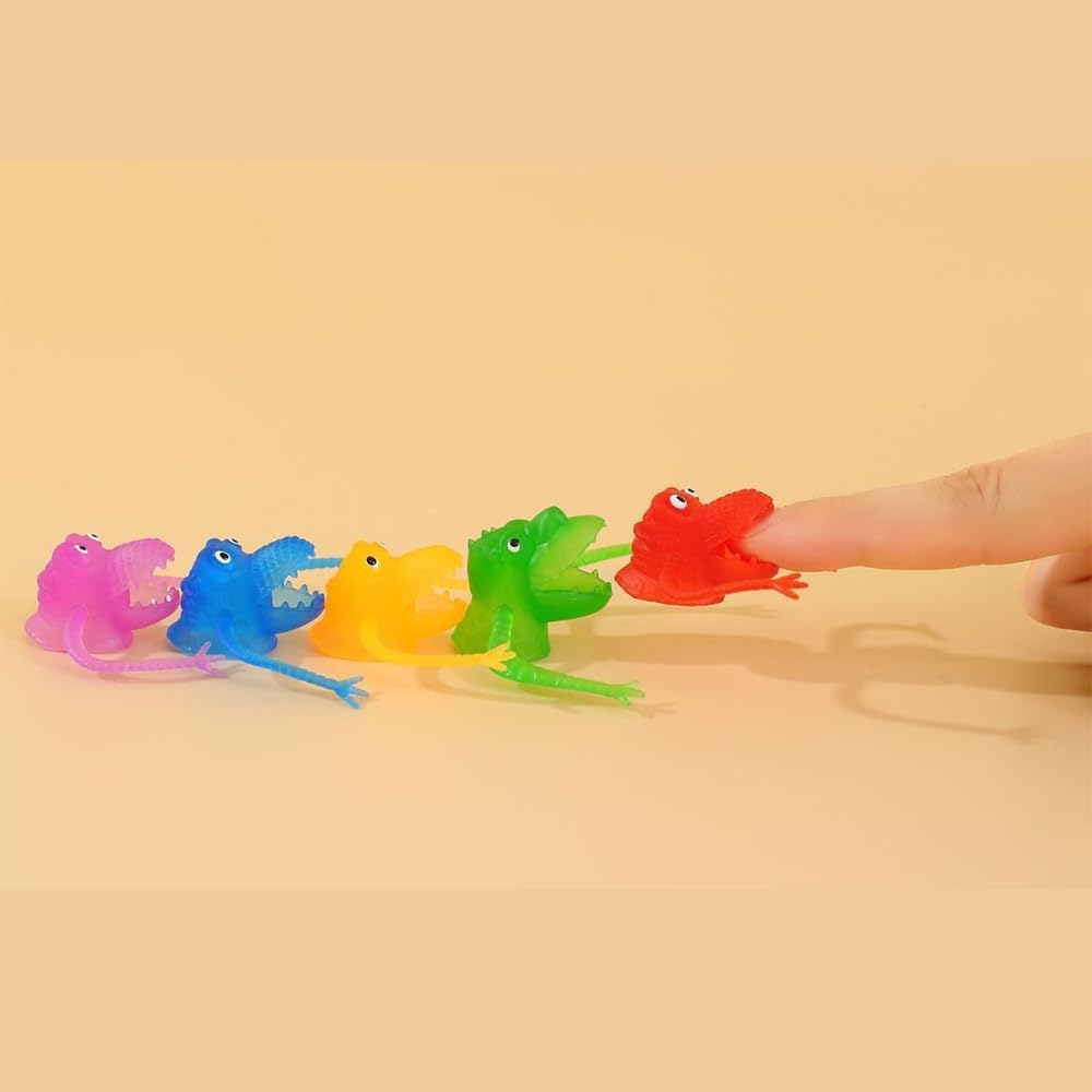 20 PCS Tiny Finger Puppets, Little Monster Finger Toys Mini Prank Gag Performance Party Favors Funny Toys Weird Gag Gift Soft image number 4