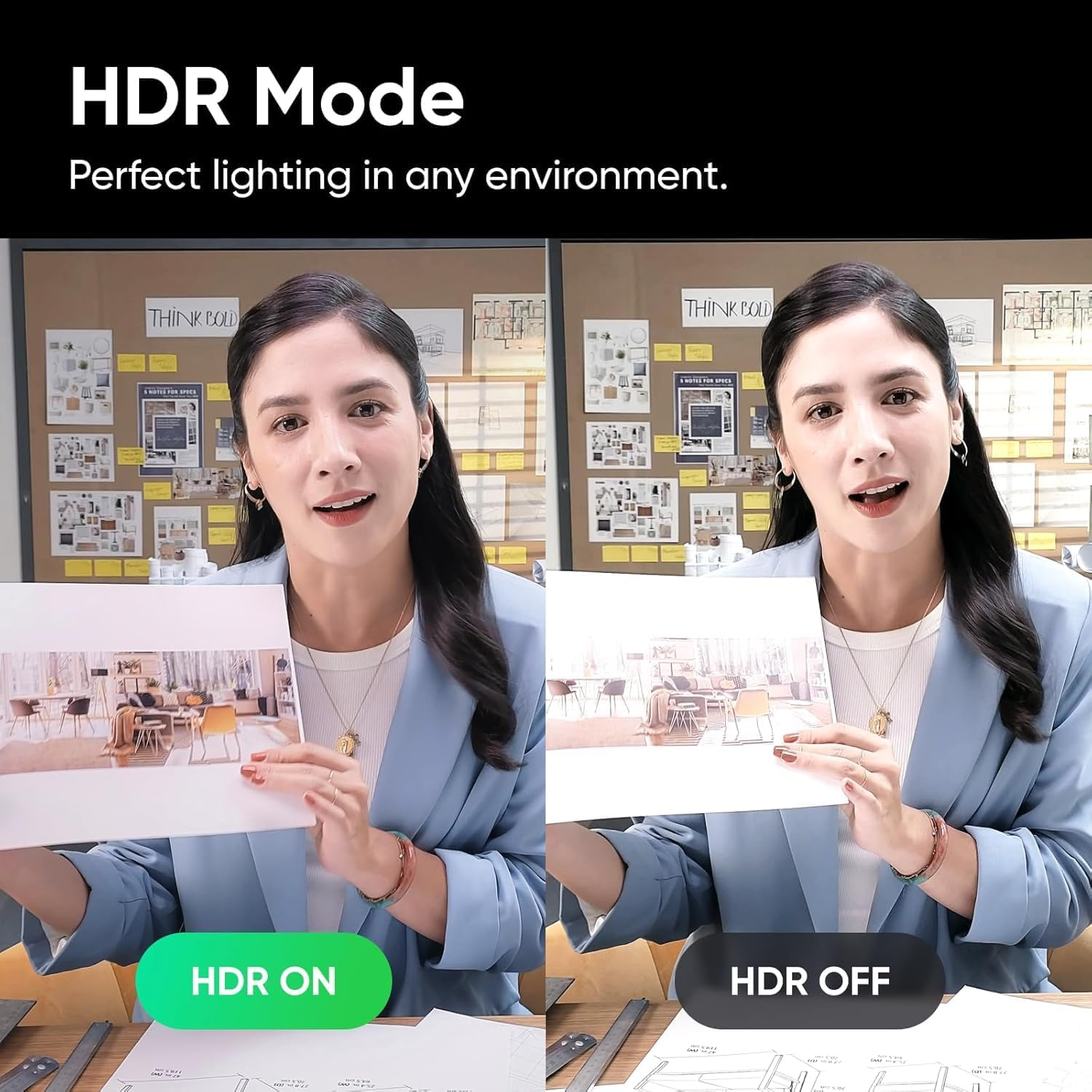 Insta360 Link 4K PTZ Webcam Kit with 1/2" Sensor, AI Tracking, Gesture Control, HDR, Noise Cancelling Microphones, Specialized Modes, Webcam for Laptop, Video Calls image number 1