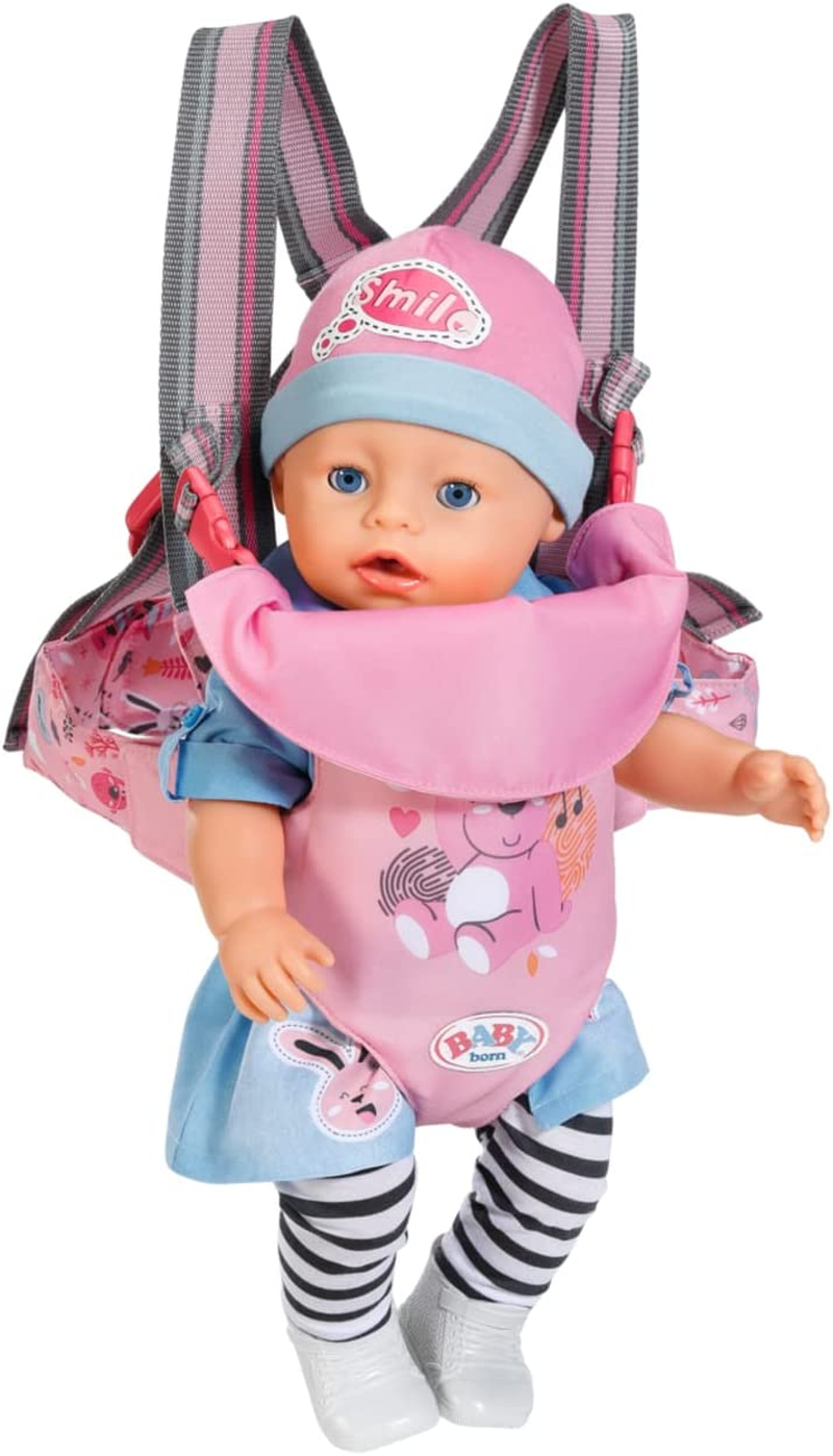 BABY Born&reg; Carrier for Toy Doll Kids/Children/Toddler Ages 3+, Doll Size 36-43Cm, Pink image number 2