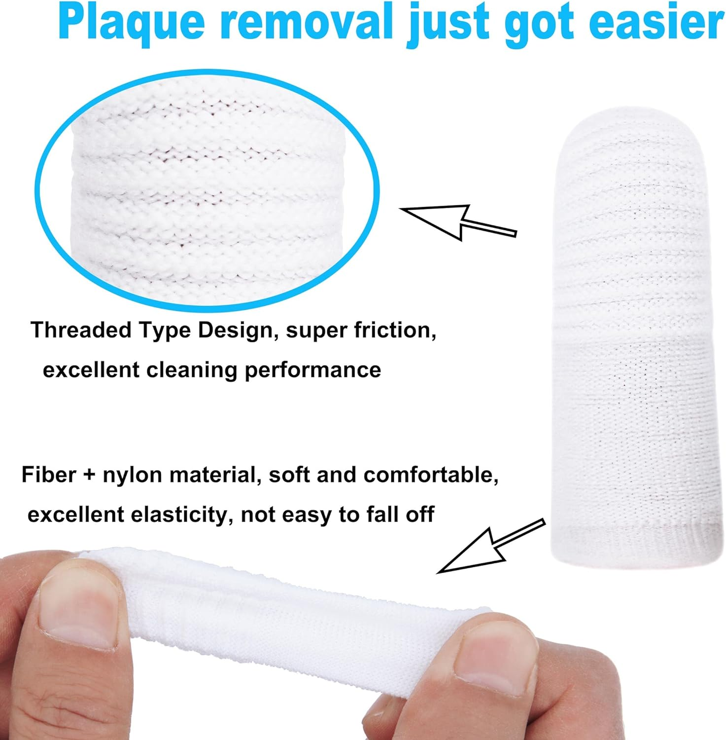 30 PCS Dog & Cat Toothbrush - Washable, Comfortable & Durable 2 Finger Toothbrush Set image number 3