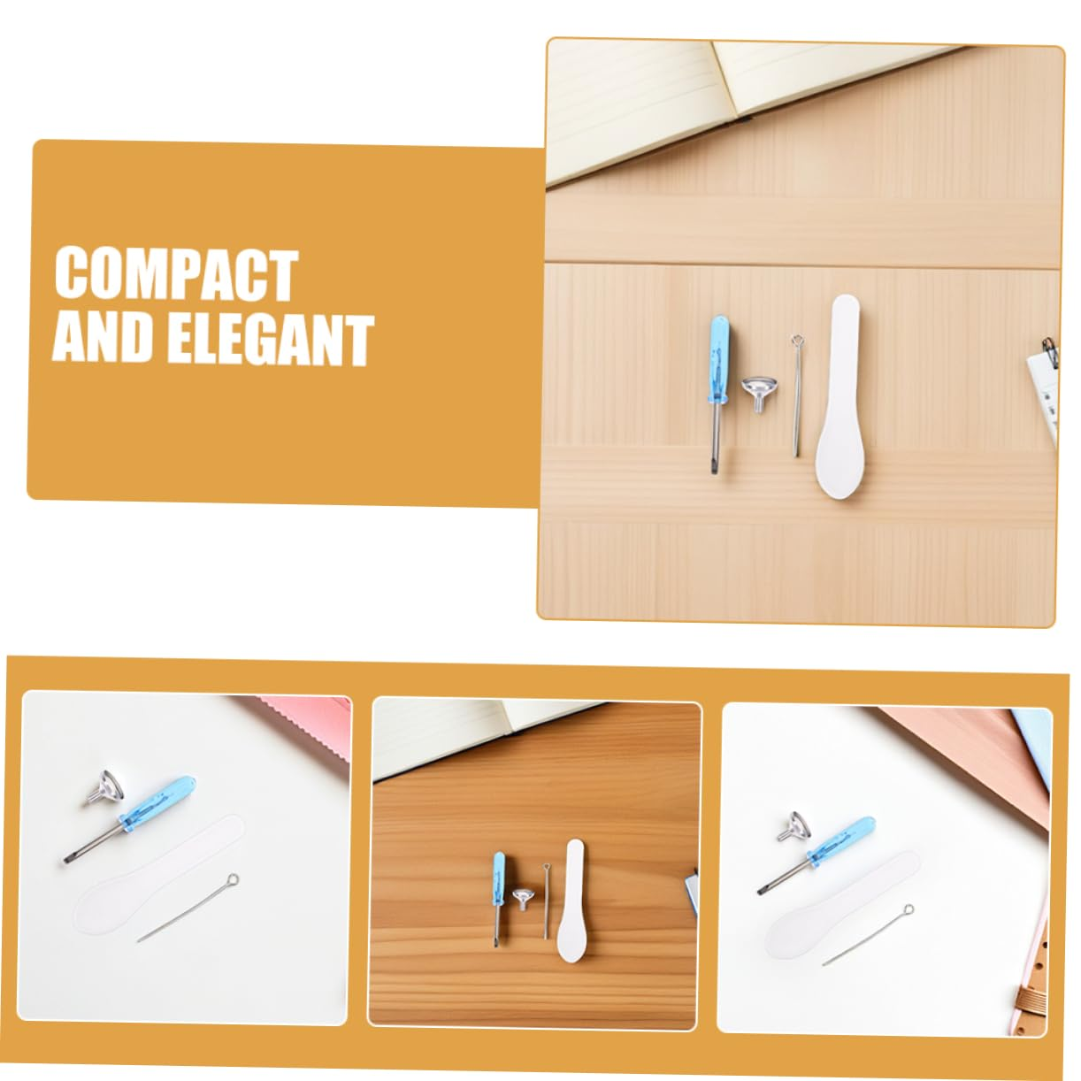 Yardwe 2Sets Small Stainless Steel Funnel Filler Kit for Urn Cremation Ashes Keepsake Memorial Stainless Steel Funnel Filler Jewelry Filling image number 6