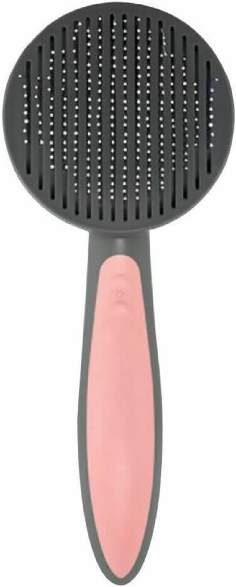 1X Pet Grooming Brush Self Cleaning Automatically Dog Cat Slicker Brush Remove (Gray)