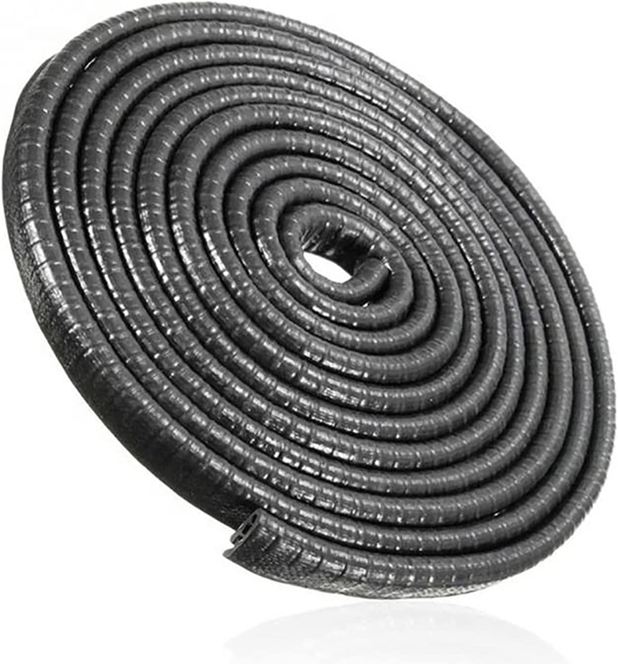 Uandhome Car Door Edge Guards, 5M U Shape Car Door Edge Protector Guard Rubber Anti-Collision Rubber Clips Trim Seal Lining Protect Fit for Most Car image number 5