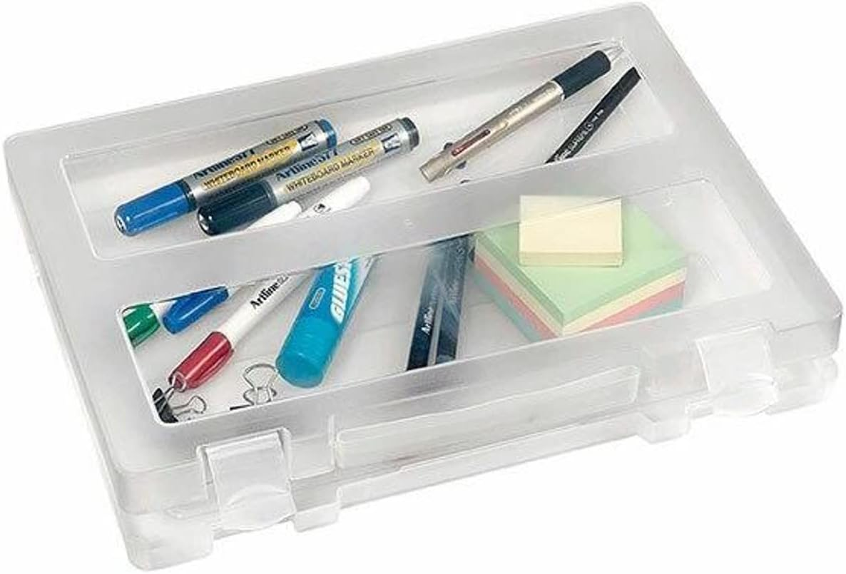MARBIG(R) Plastic Case A4 with Handle, Clear image number 1