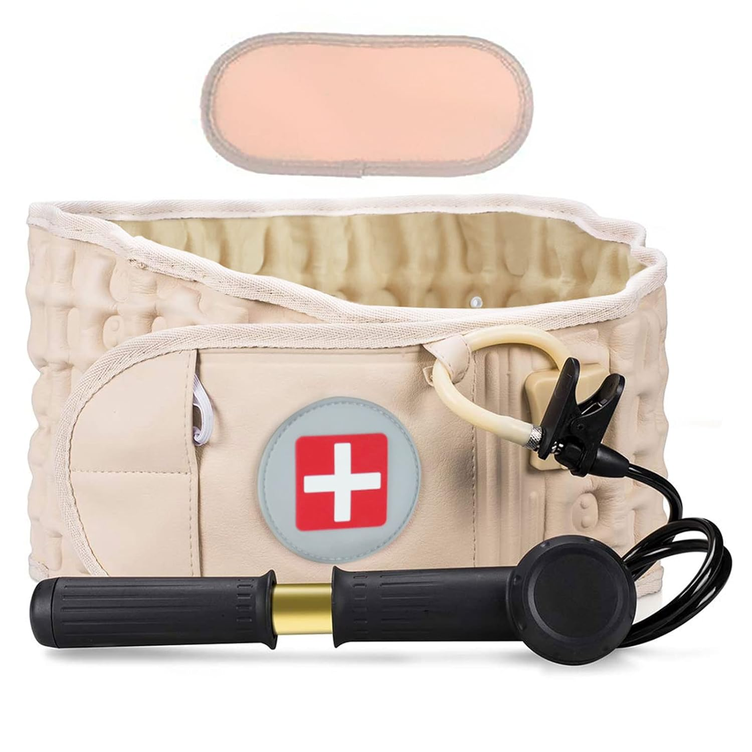 Decompression Back Belt Waist Brace Spinal for Lower Back Pain Relief - Lumbar Air Traction Device for Adult, Lumbar Decompression Belt One Size Fits 29-49 Waist image number 6