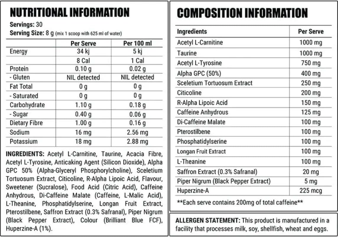 Faction Labs Attention Cheat Mode Grape Bubblegum 25 Serves