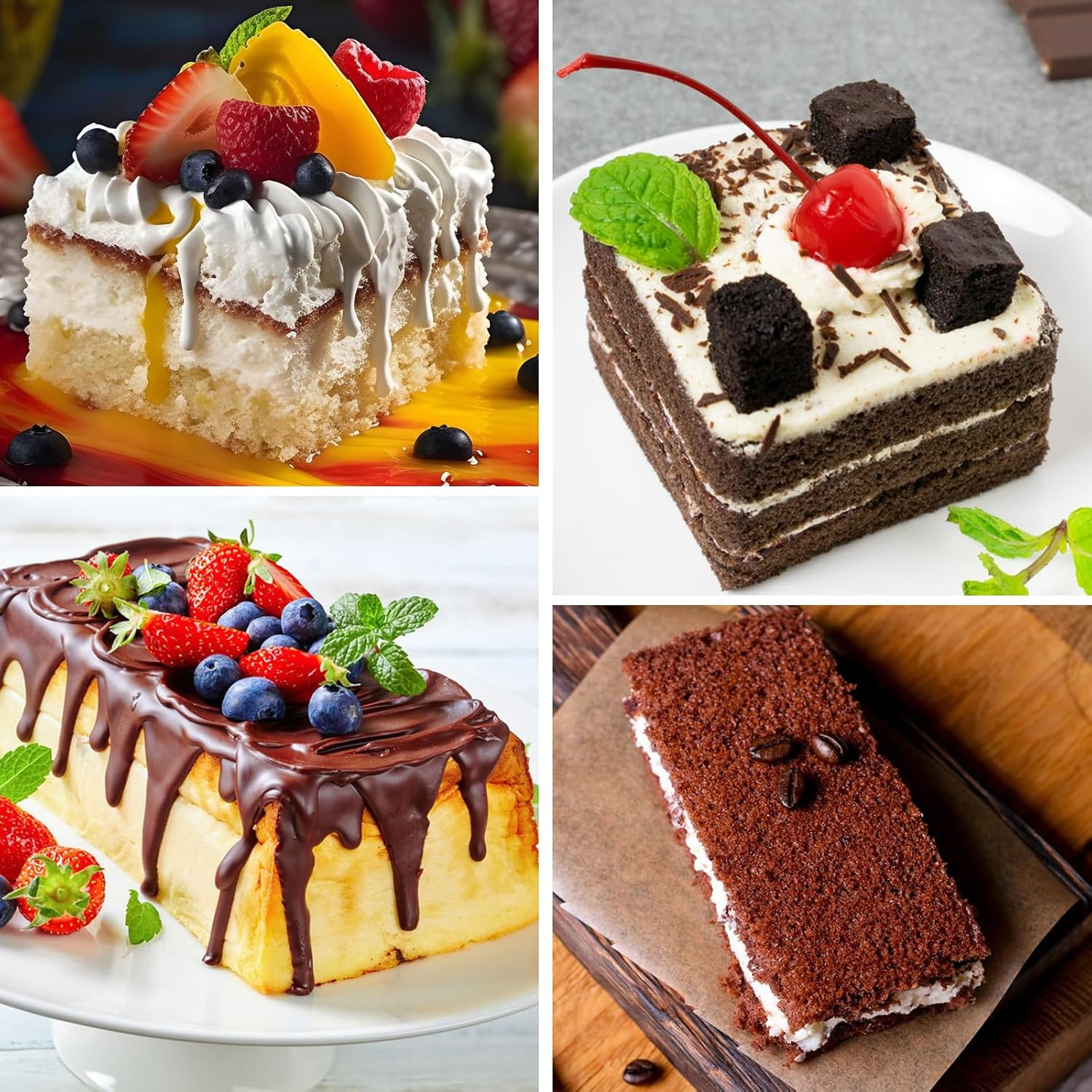 Rectangular Baking Mould 40 X 10 Cm, Adjustable Rectangular Mousse Cake Mould Made of Aluminium Alloy with 2 Spatulas Cake Mould Square for Cake Preparation Toast Bread Baking Layered Cakes image number 2