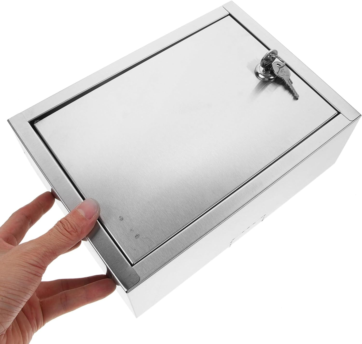 Milisten Wall-Mounted Box with Box Multi-Use Secure Storage and Mails and Sturdy Outdoor image number 1