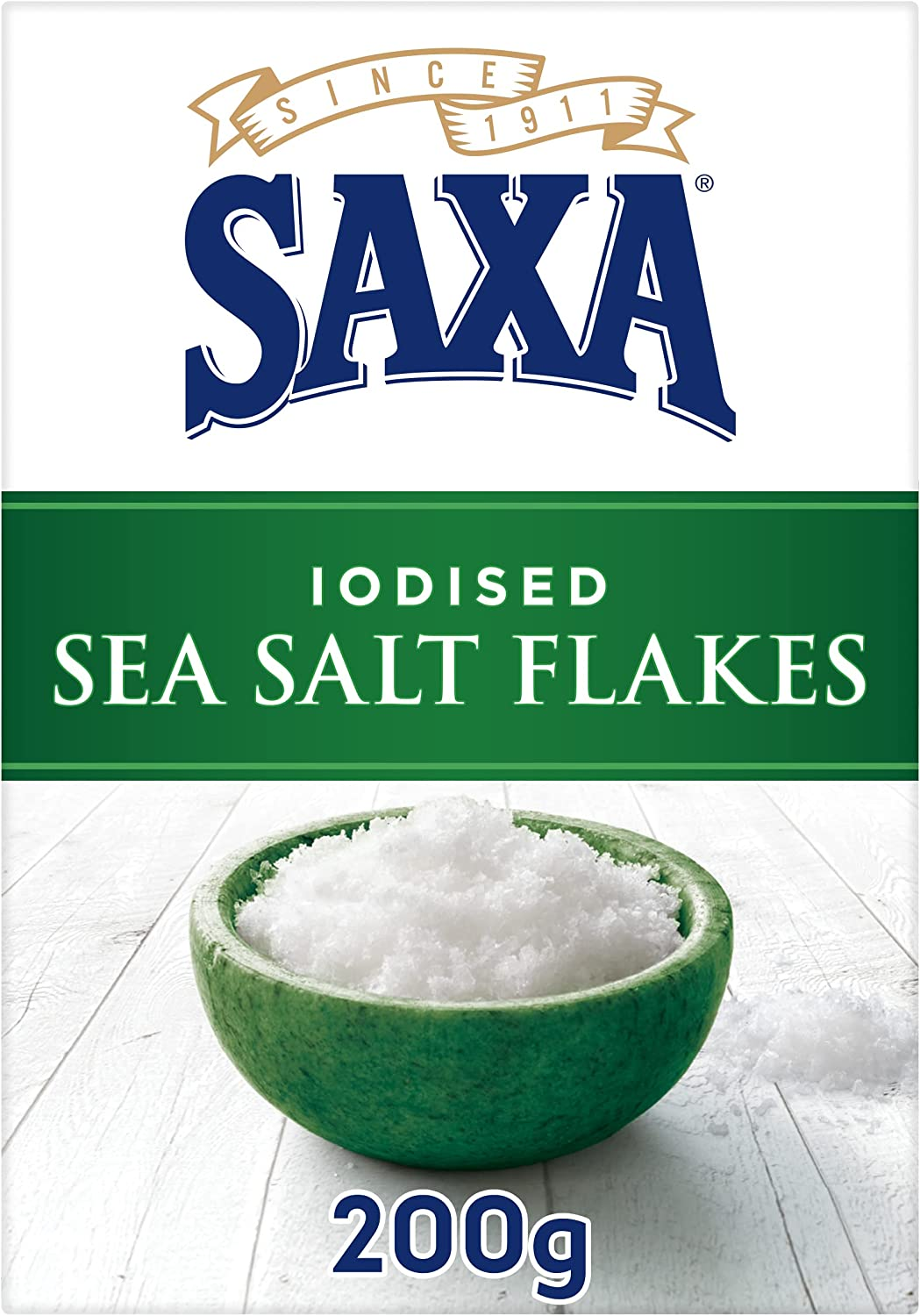 Saxa Iodised Sea Salt Flakes Flavour for Cooking Saxa Seasoning Saxa Spice All Purpose Seasoning 200G image number 3