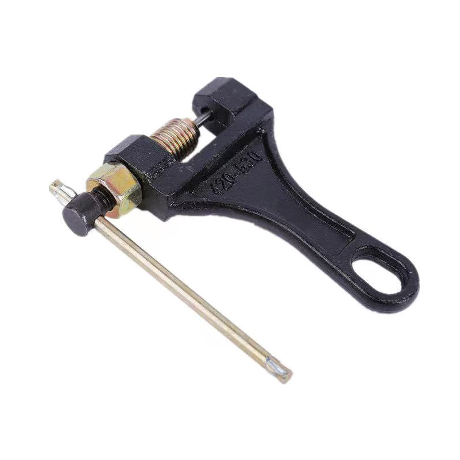 LUPING Chain Breaker Tool for 420-530 Roller Chain, Molybdenum Steel, Single Strand, Adjusts 420Mm, 428Mm, 520Mm, 525Mm, 528Mm, 530Mm Chains for Atvs, Dirt Bikes, GO Karts, Scooters, Pit Bikes image number 3