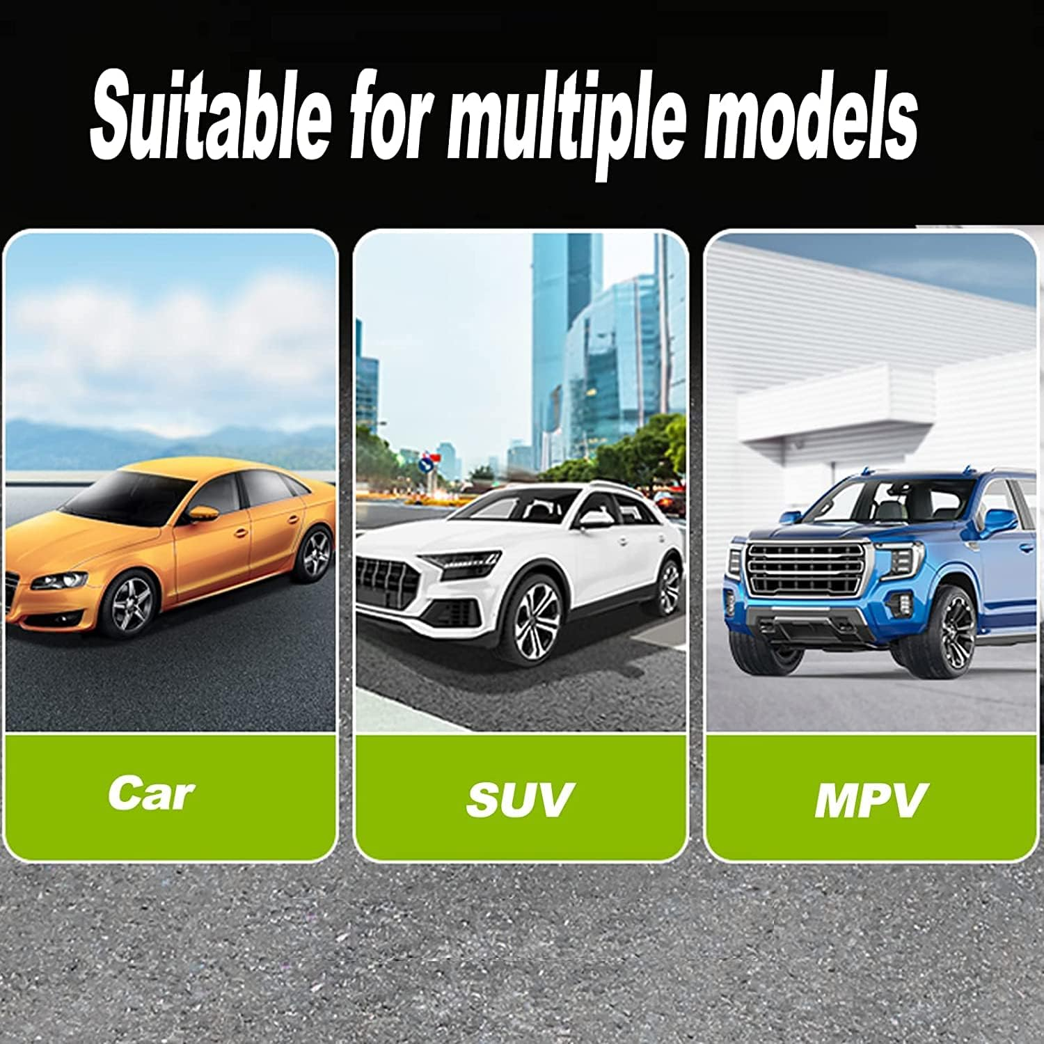 Trunk Organizer for Car, Reinforced Handles, Collapsible Multi-Compartment Car Trunk Organizers Foldable and Waterproof, 600D Oxford Polyester, Suitable for Any Car, SUV, Mini-Van (Black) image number 5