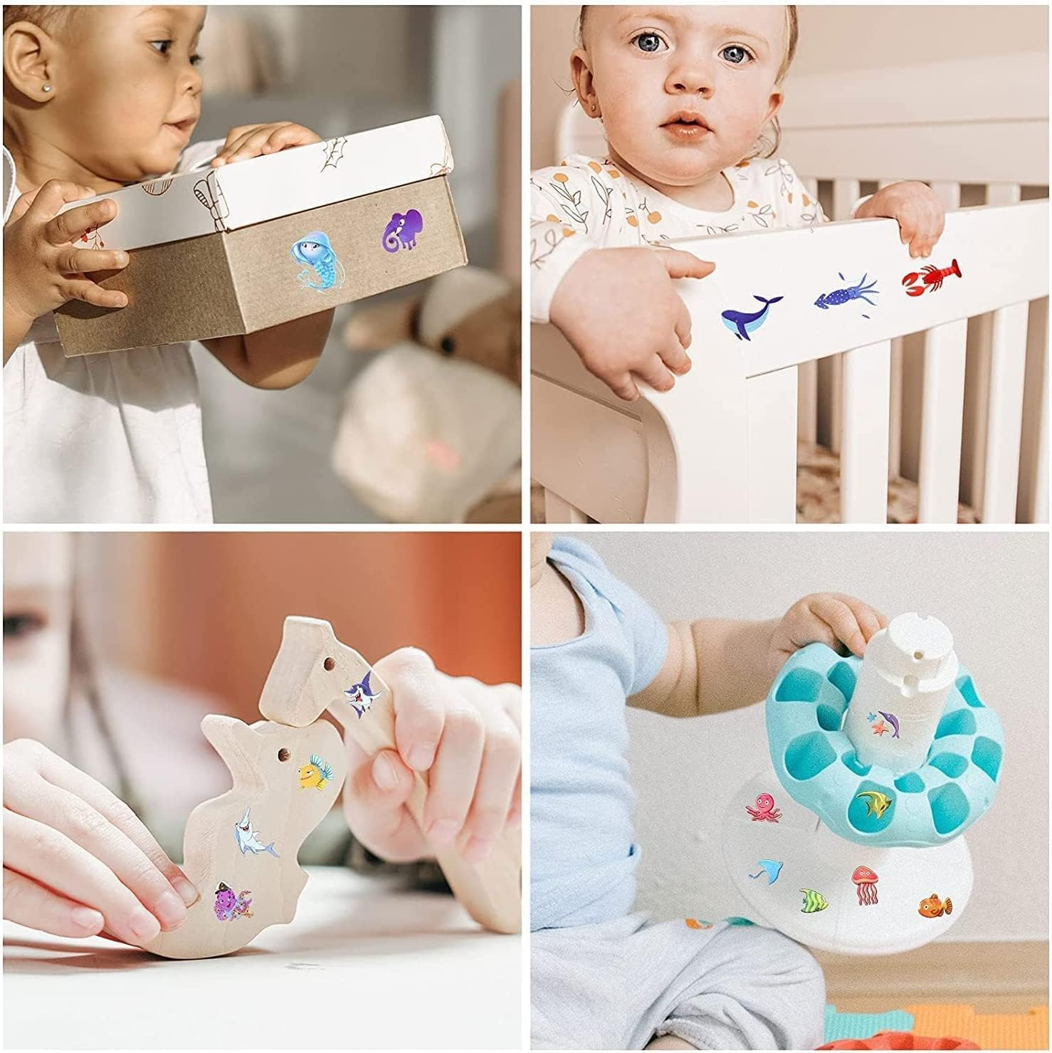 Animals, Insects, Sea Animals (350 PCS) Kids Waterproof Temporary Tattoos,Children'S Temporary Tattoo Toys,Boy Face Tattoo Stickers,Goody Bag Stuffers Party Bag Fillers image number 5