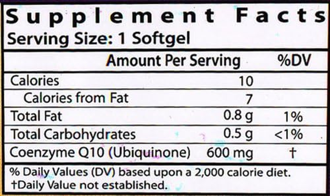Healthy Origins - Coq10 600 Mg, 30 Softgels image number 1