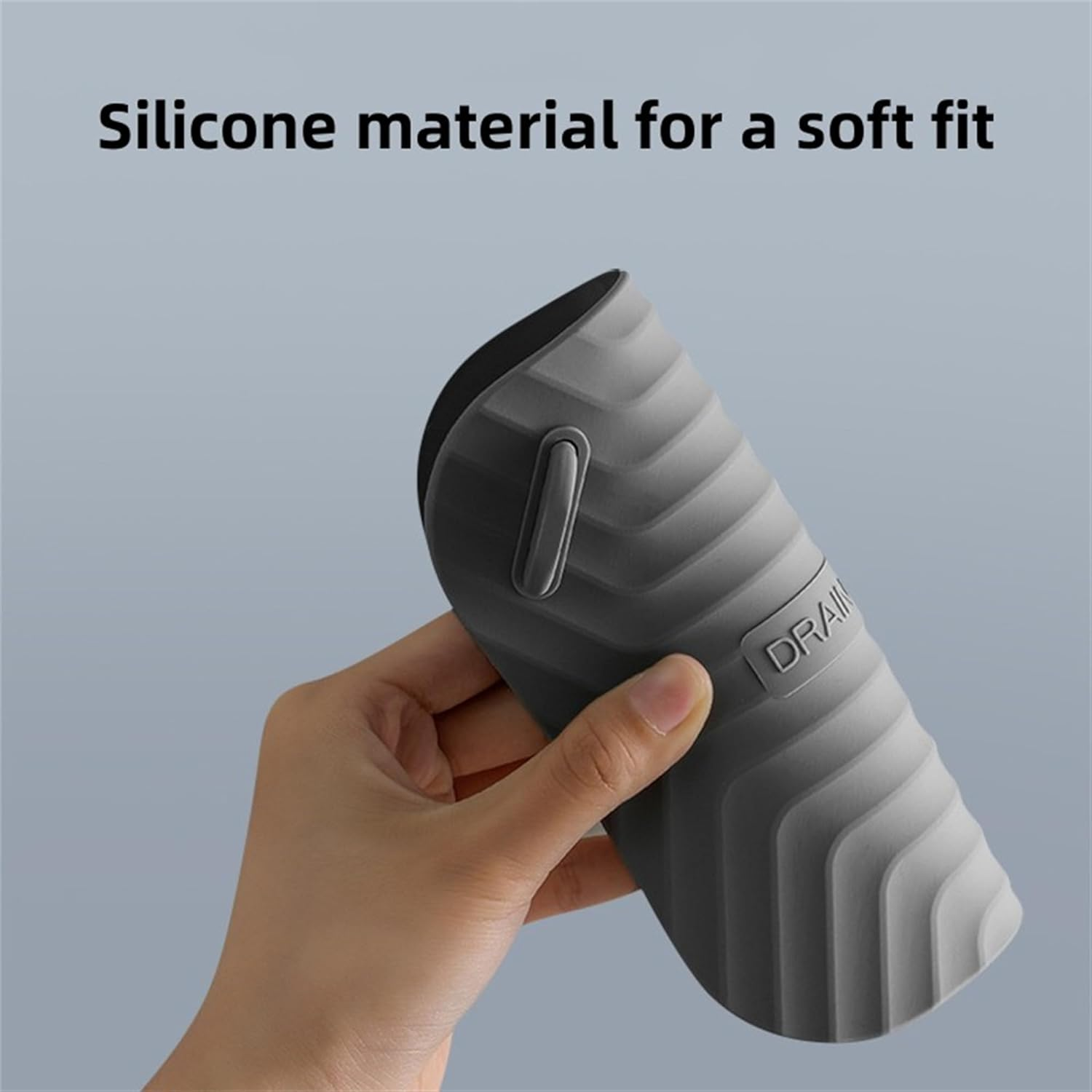 MAOYONG Shower Drain Cover Tub Stopper - Square Silicone Floor Drain Cover for Bathroom, Bathtub Stopper Drain Plug Cover, Kitchen Sink Drain Stopper 5.9 Inch Red 1PCS image number 5