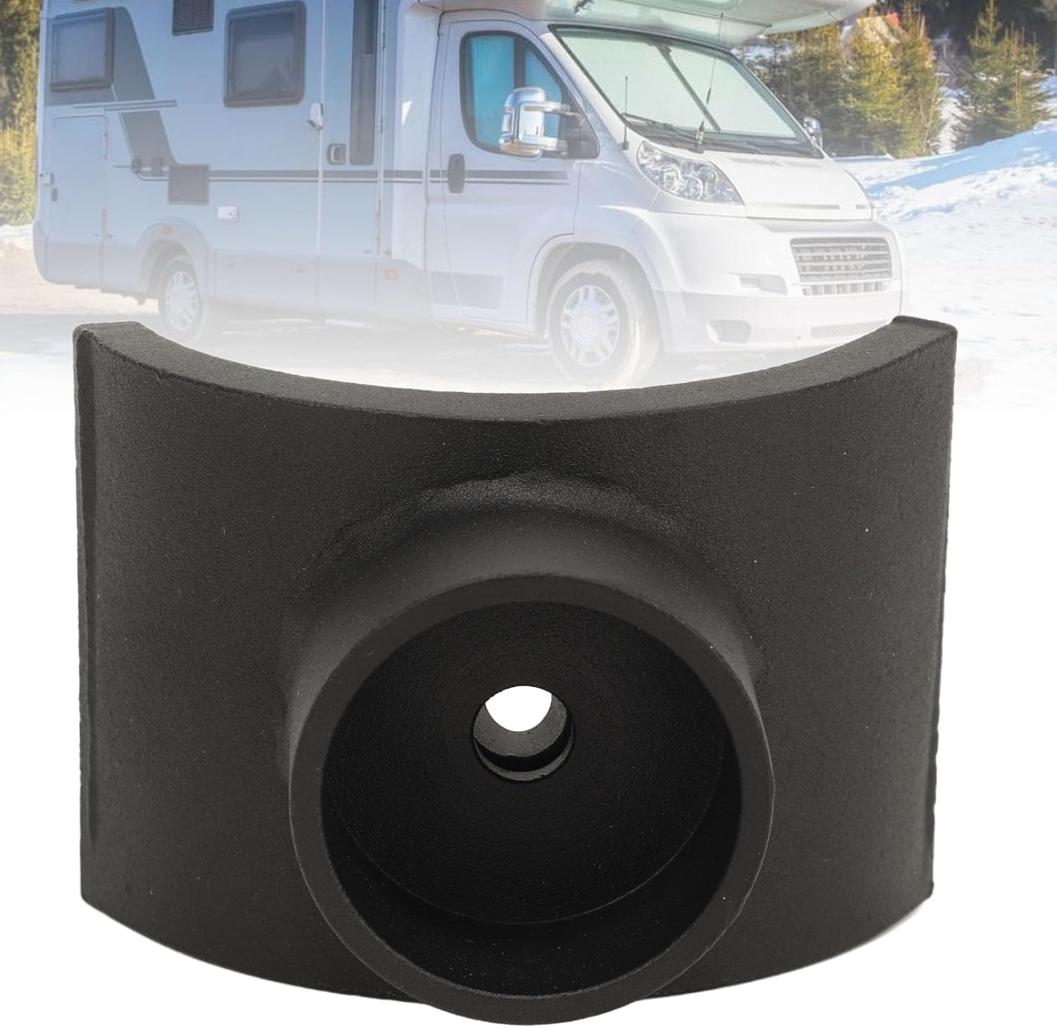 Bottle Jack Adapter Saddle, Bottle Style Jack Floor Jack Axle Adapter Lifting Saddle for 3 Inch Axle Tube, High Strength Hydraulic Lifting Axle Saddle image number 3