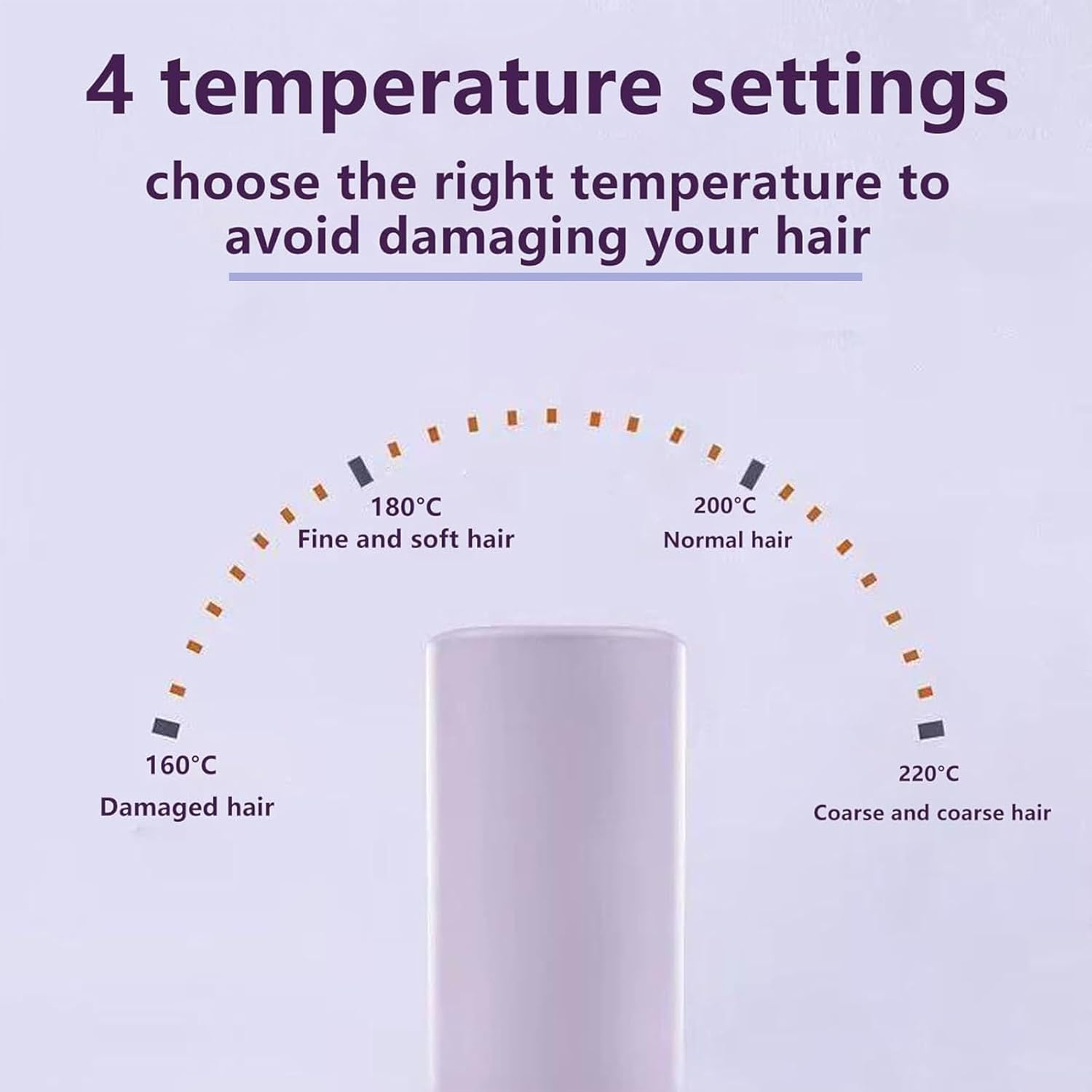 Explicitu Hair Styling Tool with Negative Ionic Technology, Homessencials Hair Styling Tool, 3D Curling Iron Double Sided for Quickly Creating Smooth Waves, Adjustable for Travel & Home (C1PCS) image number 3