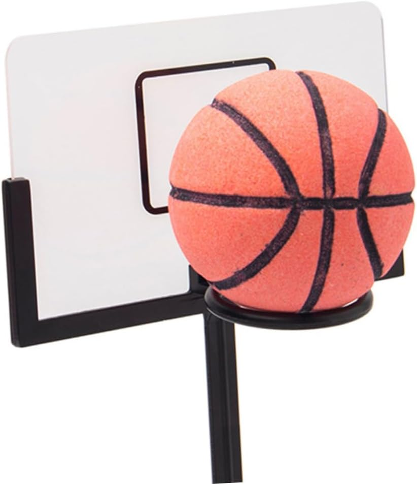 3Pcs Natural Sea Salt Bath Balls Basketball Bath Bomb for Boys and Girls image number 4