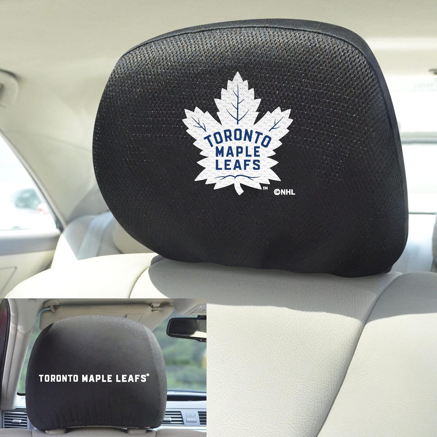 FANMATS NHL Unisex-Adult Auto Headrest Covers image number 1