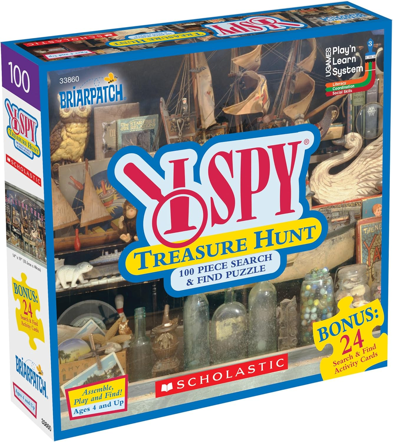 Briarpatch, I Spy Treasure Hunt 100 Piece Jigsaw Puzzle, Ages 5+ image number 4
