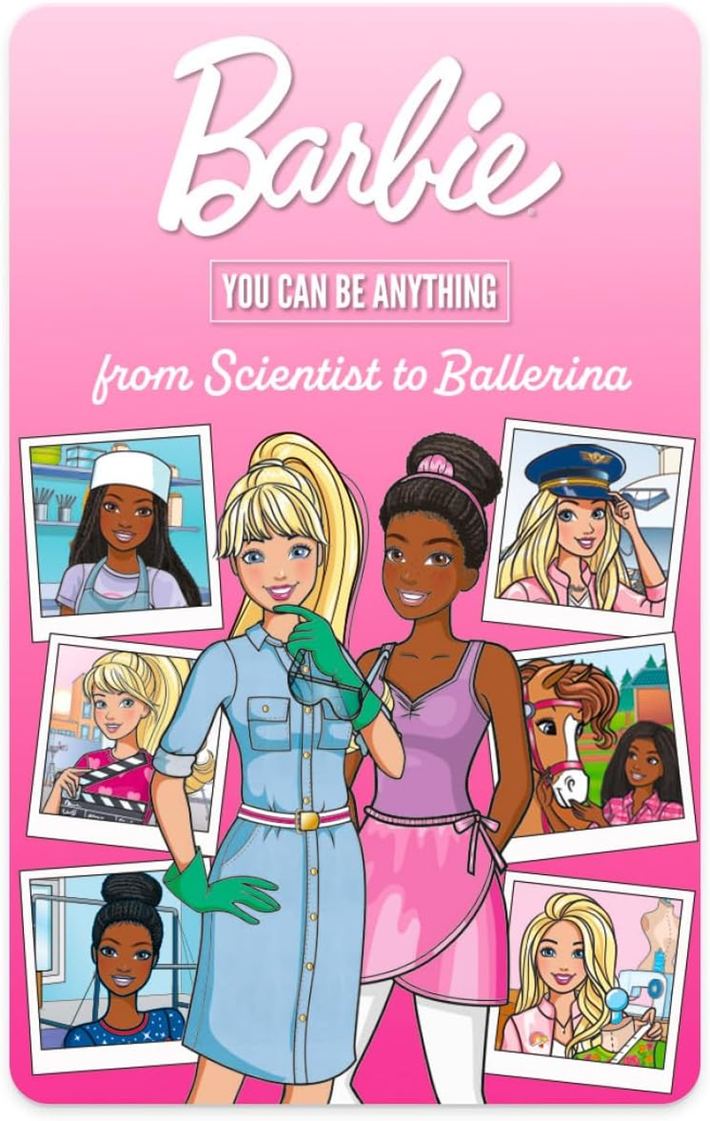 Yoto Barbie You Can Be Anything: from Scientist to Ballerina &ndash; Kids Audio Card for Use with Player & Mini All&ndash;In&ndash;1 Audio Player, Screen&ndash;Free Listening, Fun Playtime, Bedtime & Travel Stories, Ages 3+ image number 1