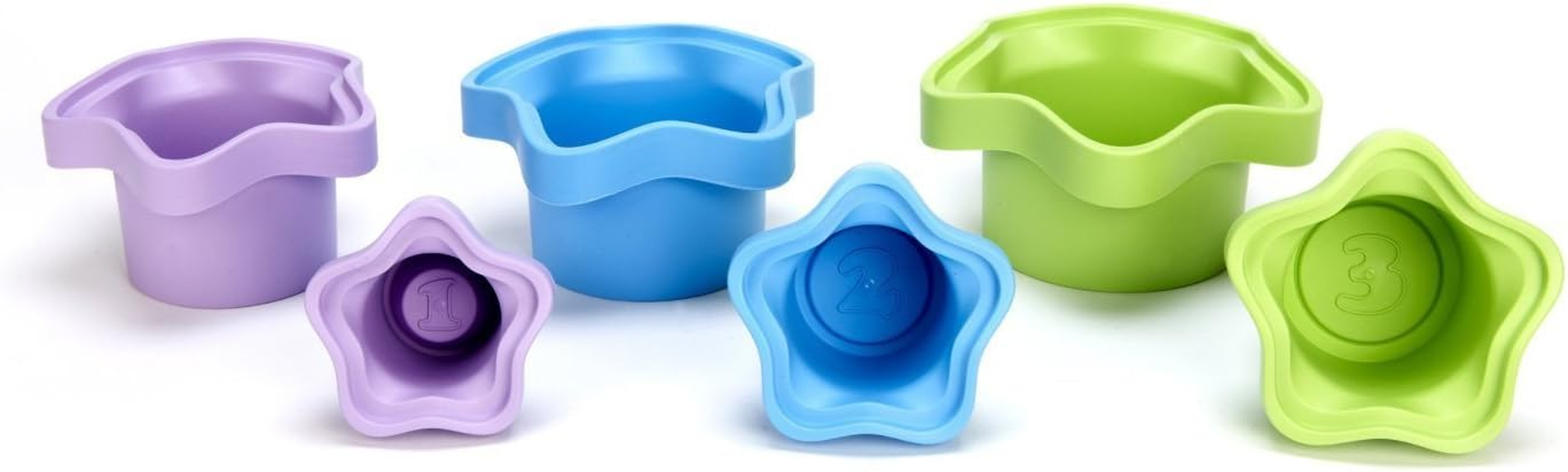 Green Toys - Stacking Cups Set of 6 image number 3