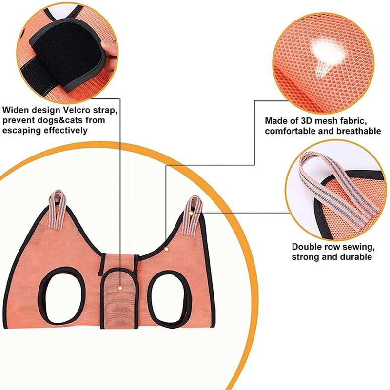 Pet Grooming Sling Hammock for Small Animals - Secure Restraint Bag for Bathing, Trimming & Nail Care - Suitable for Cats & Dogs with Adjustable Sizing image number 3