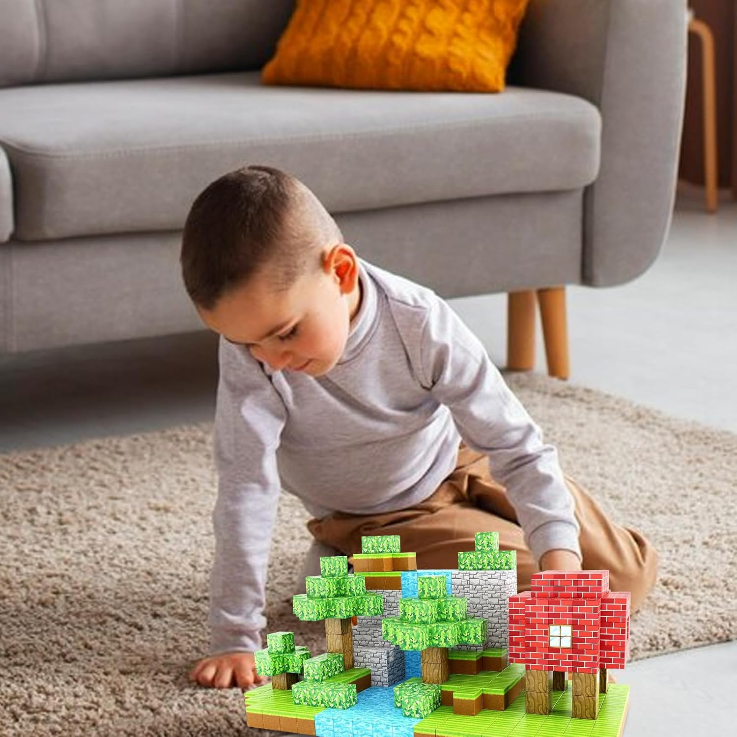 Magnetic Blocks - Build and Explore the Digital World with Magnetic Toys for Kids image number 5