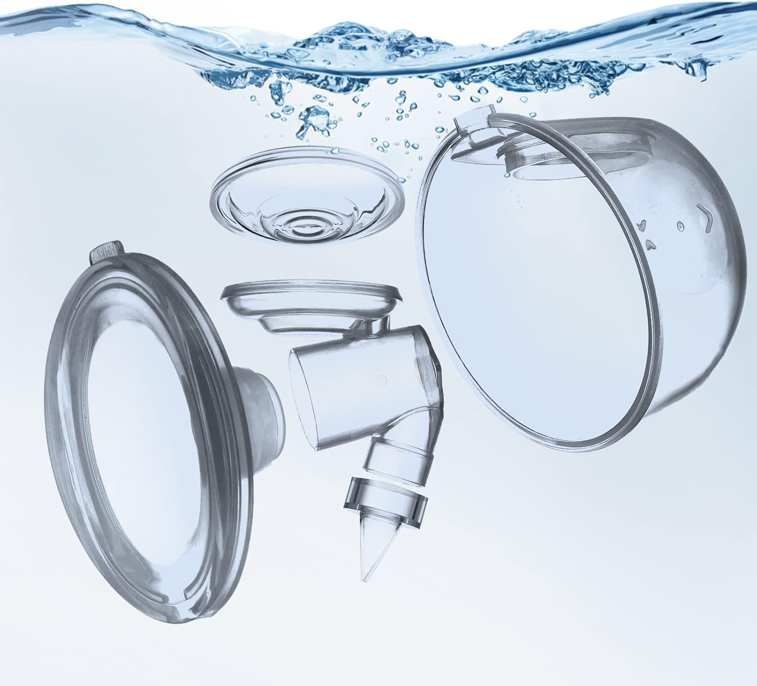 Duckbill Valve and Silicone Diaphragm,Compatible with Momcozys9/S12/S9Pro/S12Pro/Tsrete，Pump Parts/Accessories (10 Piece Set) image number 2