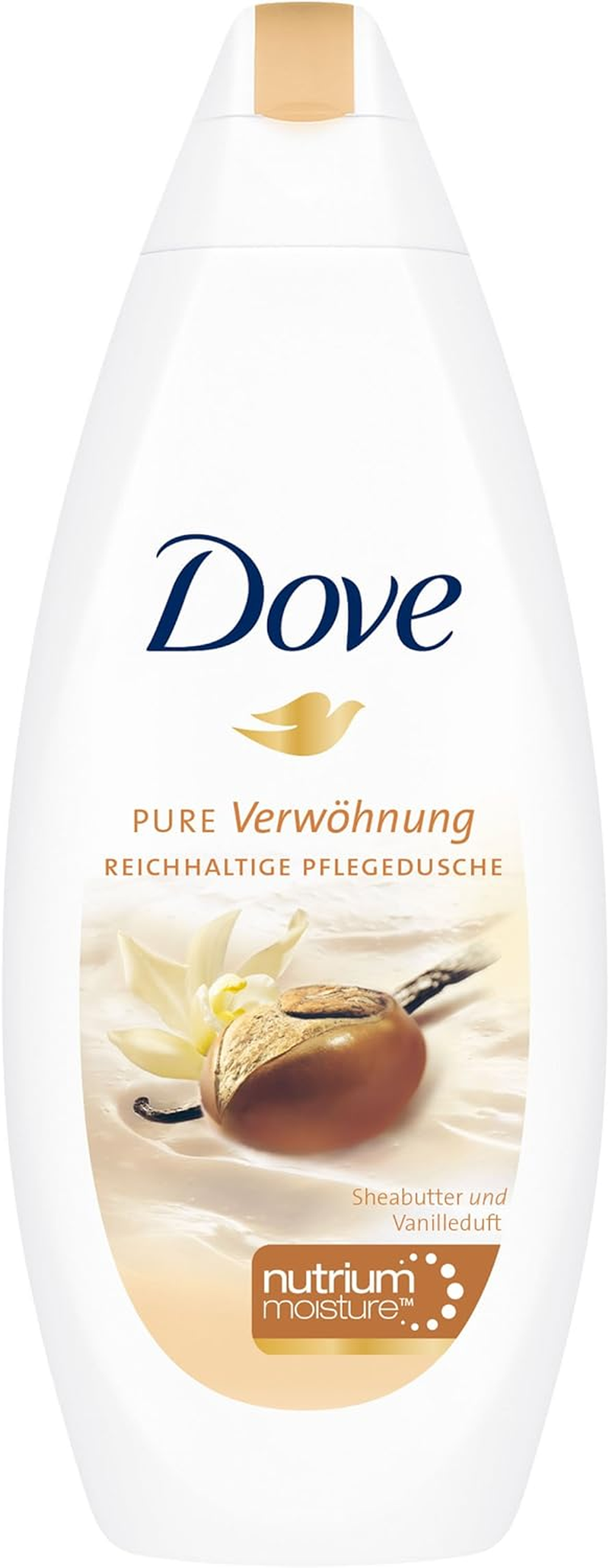 Dove Dusche Pure Pampering Shea Butter and Vanilla Fragrance 250 Ml Pack of 3 X 250 Ml