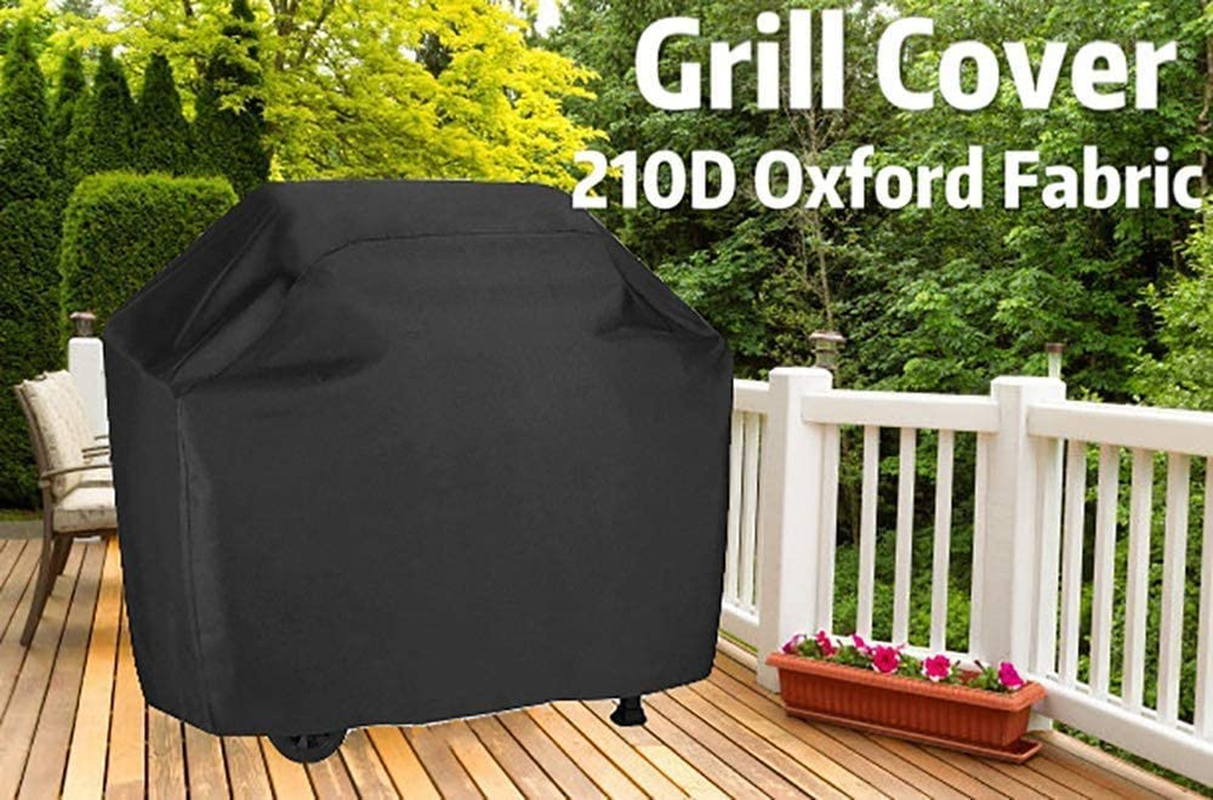 BBQ Cover Adjustable Grill Dedicated Waterproof Gas Grill Cover for Weber Char-Broil Brinkmann Tepro Etc UV &Dust Resistant Oxford Durable Material for Outdoor Indoor (Xl:67In) image number 4