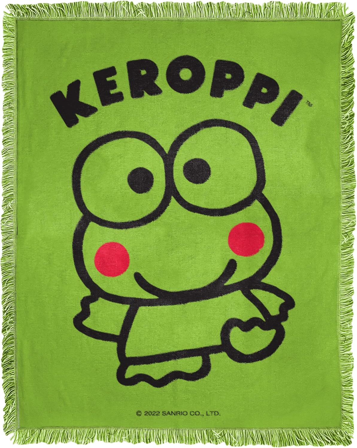 Northwest Woven Jacquard Throw Blanket, 46" X 60", Kuromi Sugar and Skulls