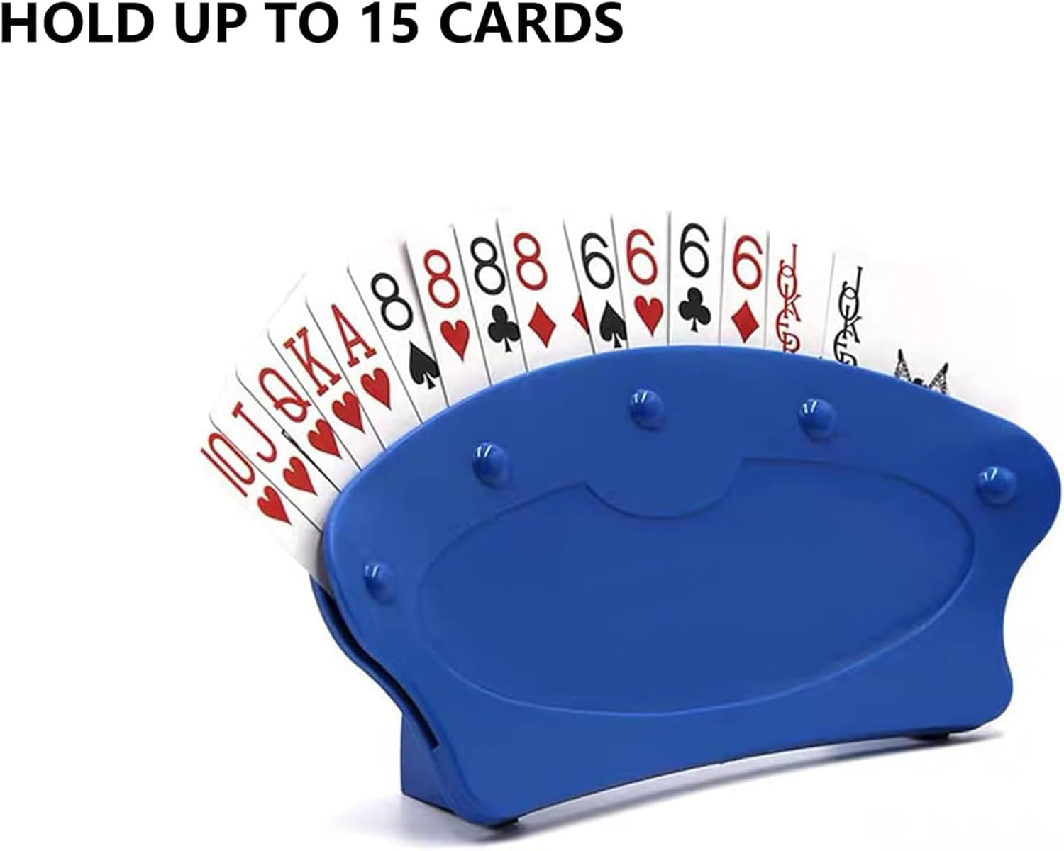 Set of 2 Hand Playing Card Organizer Playing Card Holder image number 2